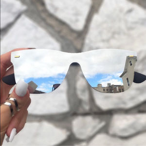 Future Wife Silver Mirrored Sunglasses